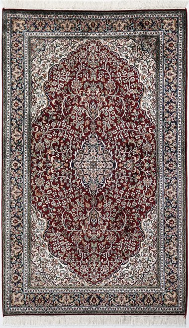 SOZNI BLACK PASHMINA SHAWL WITH HAND WORK